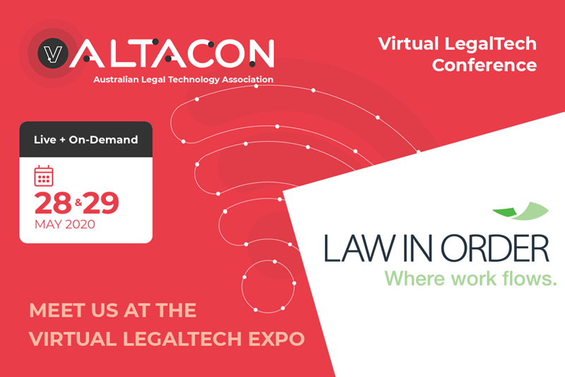 ALTACON 2020 - Virtual LegalTech Conference - 28 & 29 May