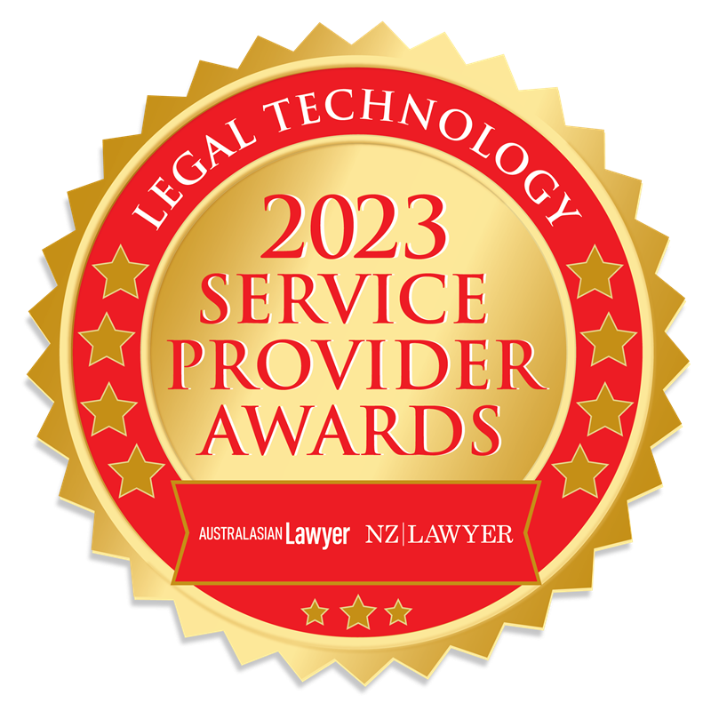 Australasian & NZ Legal Tech Awards - 2023 Award Winner