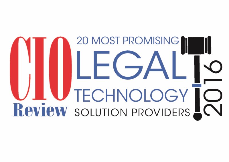 CIOReview 20 Most Promising Legal Technology Solution Providers 2016
